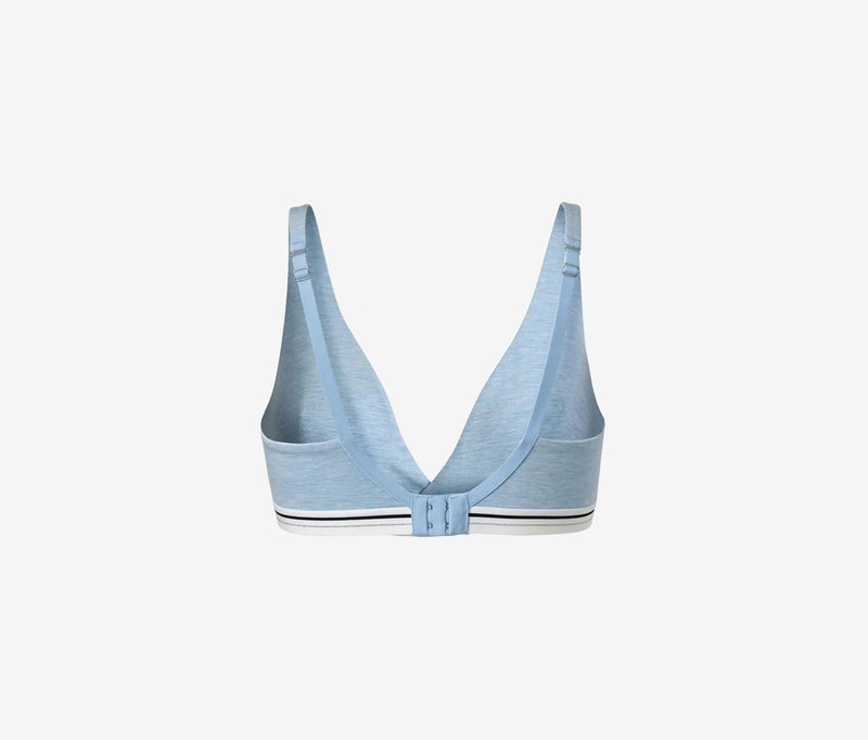 Tchibo Women Soft Non Padded Bra, Light Blue - Image 3